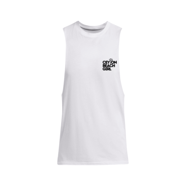 Ceylon Beach Girl Tank-Top (White)